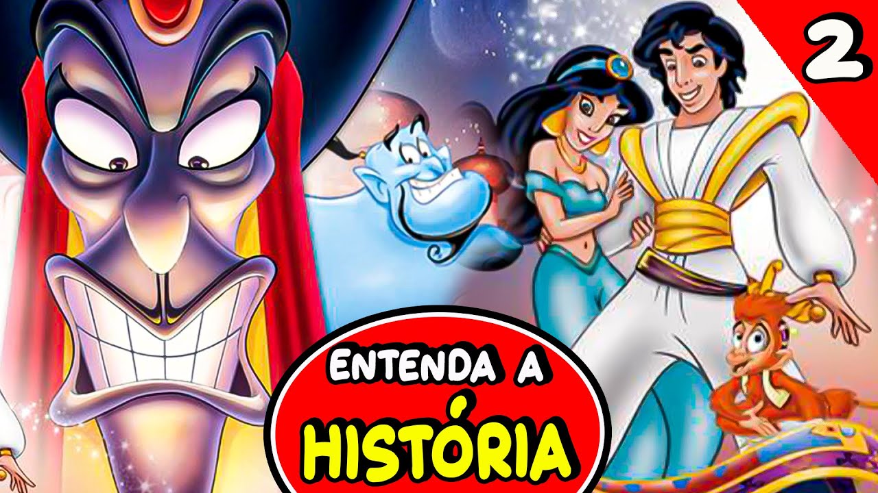 Resumo Aladdin 2 O Retorno de Jafar (1994) ENTENDA TODA a HISTÓRIA do ...