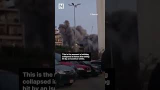 Beirut Building Collapses After Israeli Strike