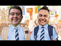 Como Fred e Chico eram na época da escola?