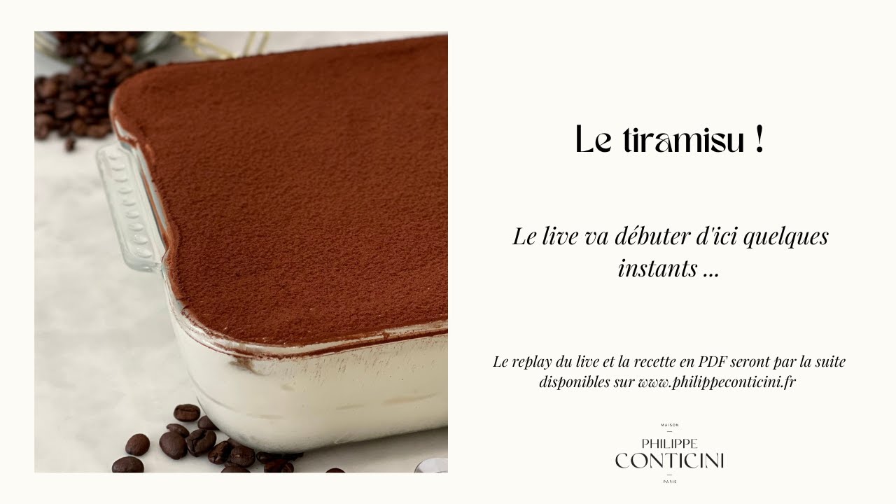 Conticini en Live 12 - Le tiramisu !