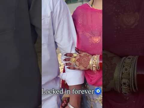 locked in forever 😀❤️🤩punjabi couple video 🤩💝 #shorts #wedding