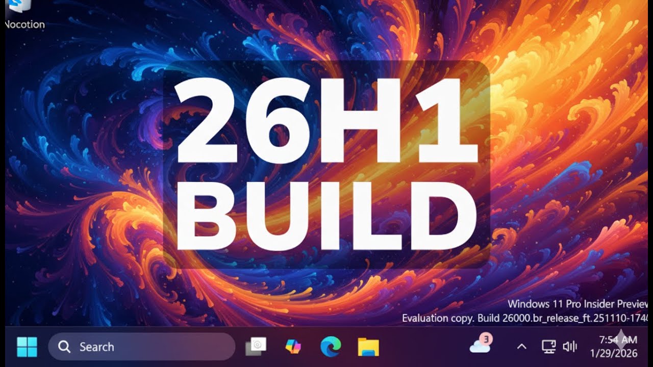 Windows 11 26H1 Build 28020.1495 🔥 Crazy New UI & Settings! - YouTube