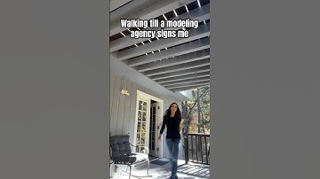 WALKING TILL A MODELING AGENCY SIGNS ME #model #runway #modeling #catwalk #catwalking #reels #fyp
