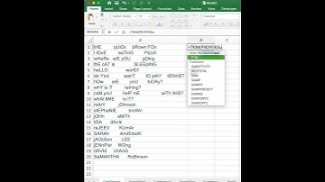 Proper function in excel #proper #trim #excel #function #shorts #video #stats #mylab #exam #eco #chi