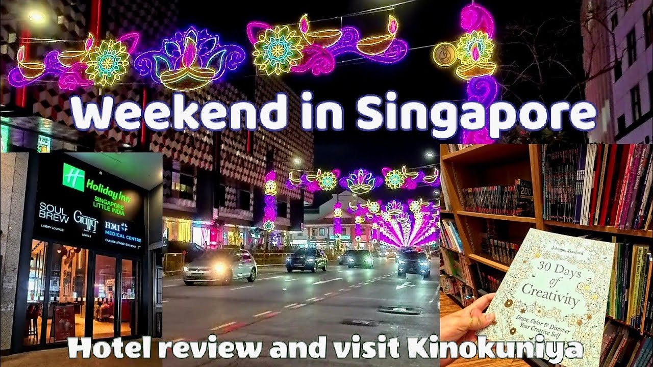 Holiday Inn Little India Room Tour | Books Kinokuniya Singapore | Weekend vlog