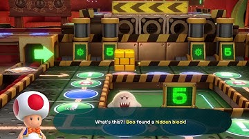 Super Mario Party - Lucky Hidden Block while in 1st