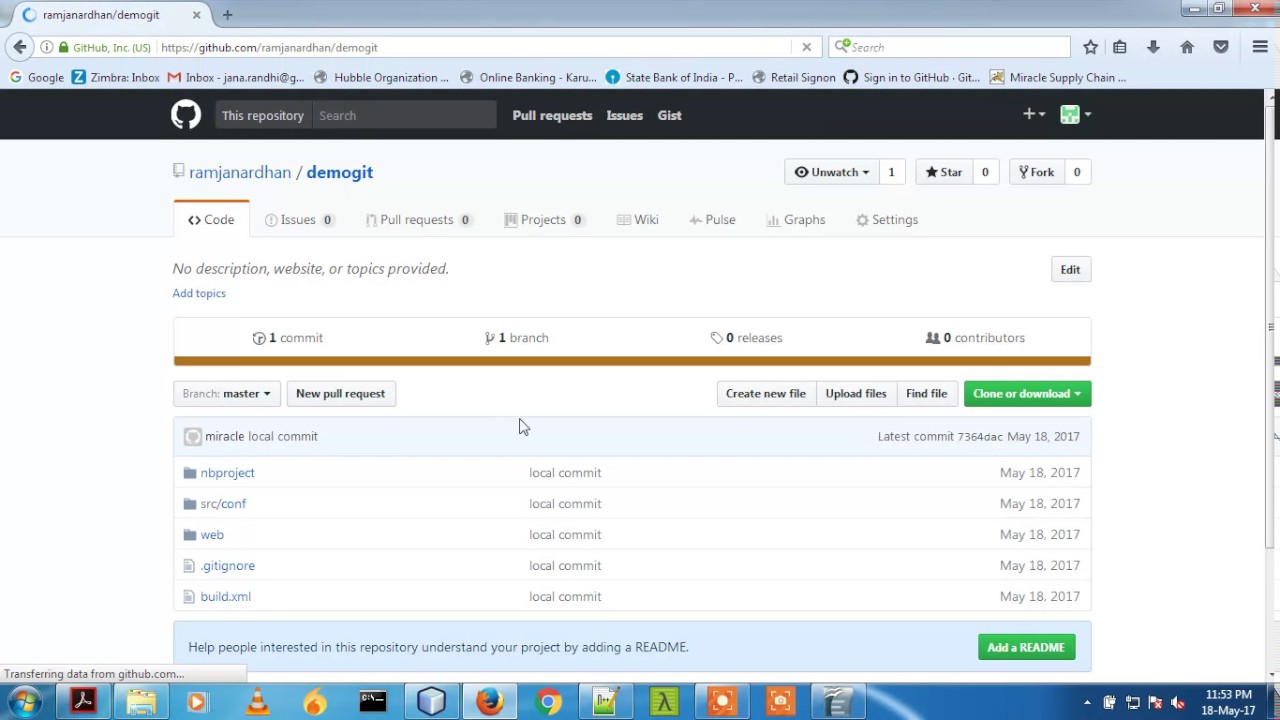 how to push your code into git hub repository through netbeans ...