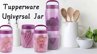Tupperware Universal Jar 1.5 ltr and 3 ltr demo / Tupperware brands product / #chooseyourbest