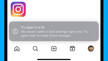 Fix Instagram Try again in a bit We weren
