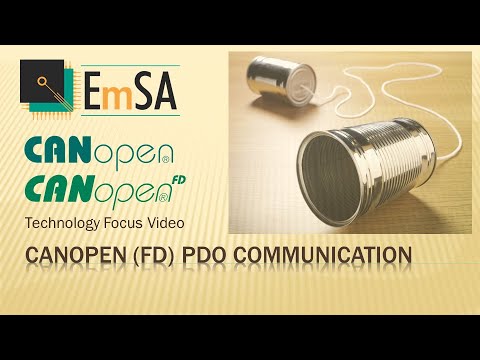 CANopen (FD) Process Data Object (PDO) Communication Parameter