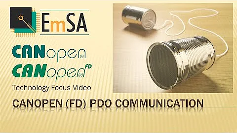 CANopen (FD) Process Data Object (PDO) Communication Parameter
