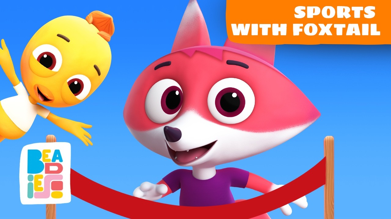 Beadies: Trying Sports with Foxtail ️‍🔥 Learning Cartoons for Kids ...