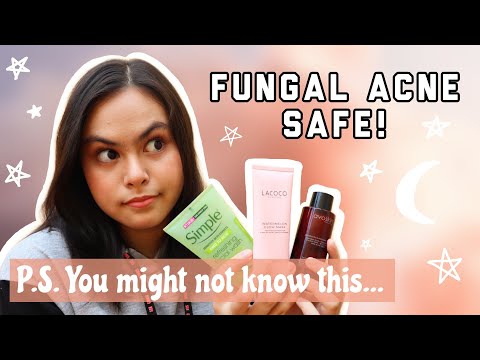 Night Skincare Routine SAFE for FUNGAL ACNE! P. S. You might not know these facts 😱