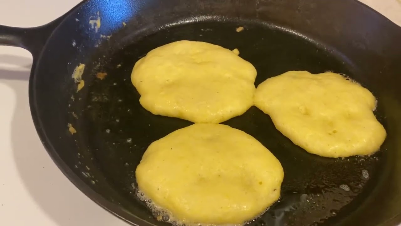 Flourless Cornmeal Pancakes