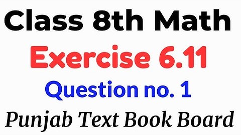 Ex 6.11 Q no. 1 Class 8 Mathematics - Unit 6 Exercise 6.11 Question 1 Substitution Method.Math 8 PTB
