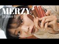 【ブラウンリップ】MERZYブラウンシリーズ全色紹介！落ちなすぎてびっくりティント！