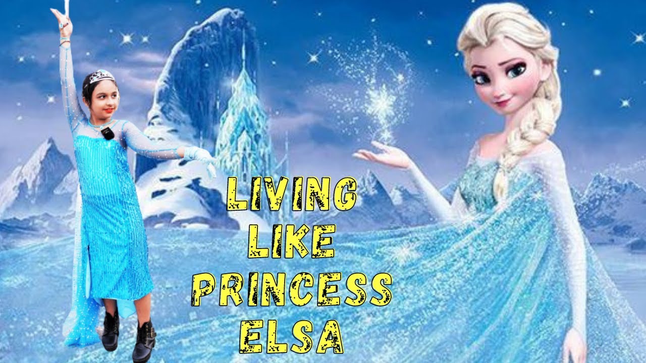 Living Like Princess Elsa | Challenge Video #learnwithpriyanshi - YouTube