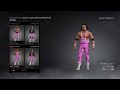 BRET HART Attire Pink  WWE 2K