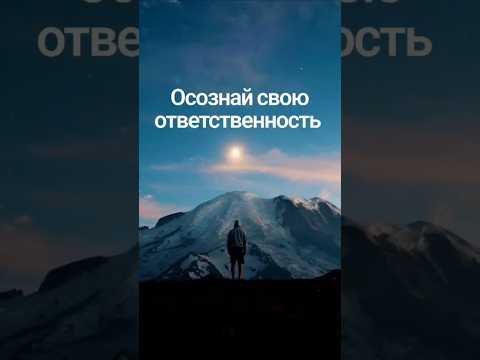 Осознай свою ответственность