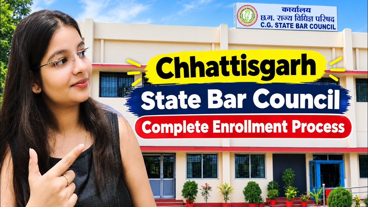 Chhattisgarh State Bar Council Complete Enrollment Process ⚖️📝 - YouTube