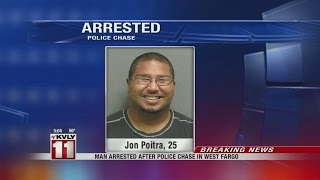 Man Arrested After Police Chase In West Fargo