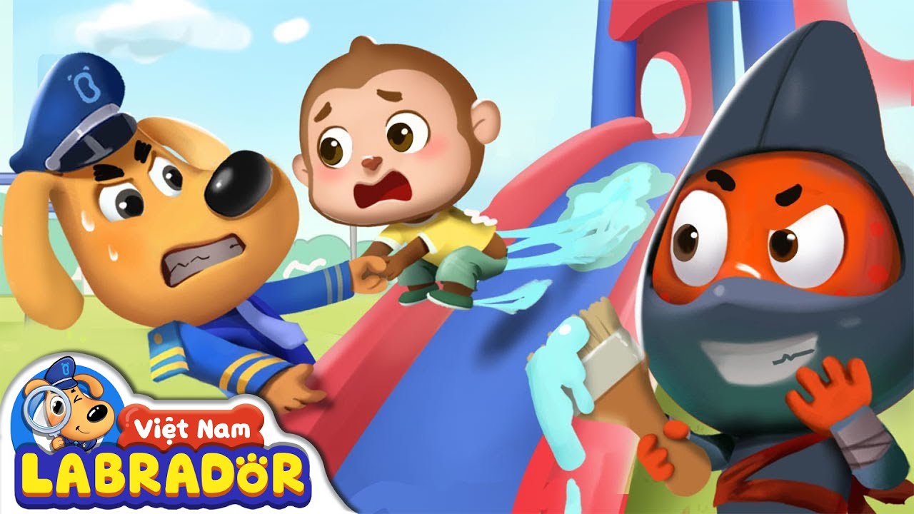 Đi tìm kẻ gây rối tại công viên | Cảnh sát trưởng laborador | Hoạt hình thiếu nhi vui nhộn | BabyBus