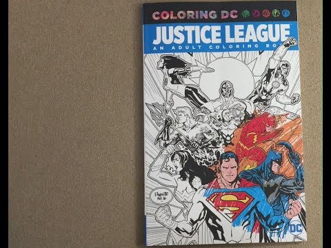 JUSTICE LEAGUE: AN ADULT COLORING BOOK