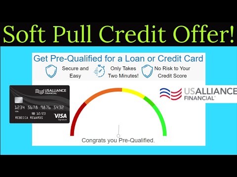 Soft Pull Credit Offer! US Alliance FCU! Nationwide membership! No Credit Check Loan