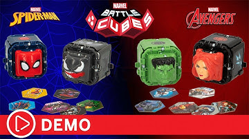 Battle Cubes Marvel Unboxing Avengers Vs. Spiderman 🪨🖐️ ✂ | COLORBABY