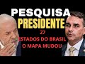 URGENTE: Nova Pesquisa Para Presidente 2026 nos 27 ESTADOS Lula vs Flávio Bolsonaro O Cenário Mudou?