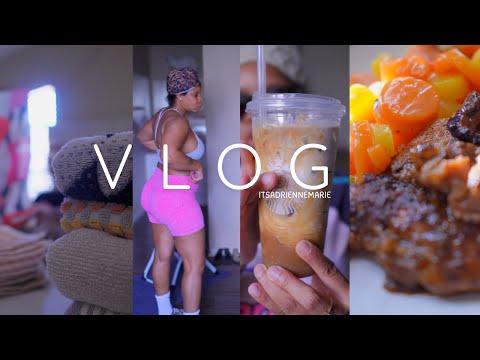 Weekly Vlog Relaxing At Home Workout Laundry Selfcare 