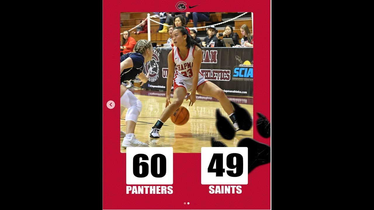 Chapman vs St. Scholastica