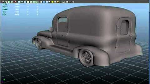 Maya 3d Car Model Demo