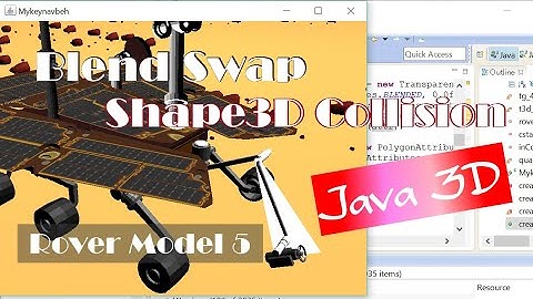 How to Put a Downloaded Free Blend Swap Model into Java 3D and Manipulate It_4_5 (with Source Code)