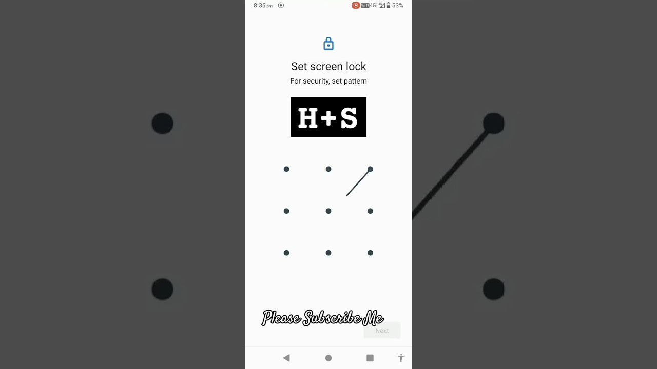 H+S Name Style Pattern Locks 🔒🔒 Trending Pattern Lock 2023