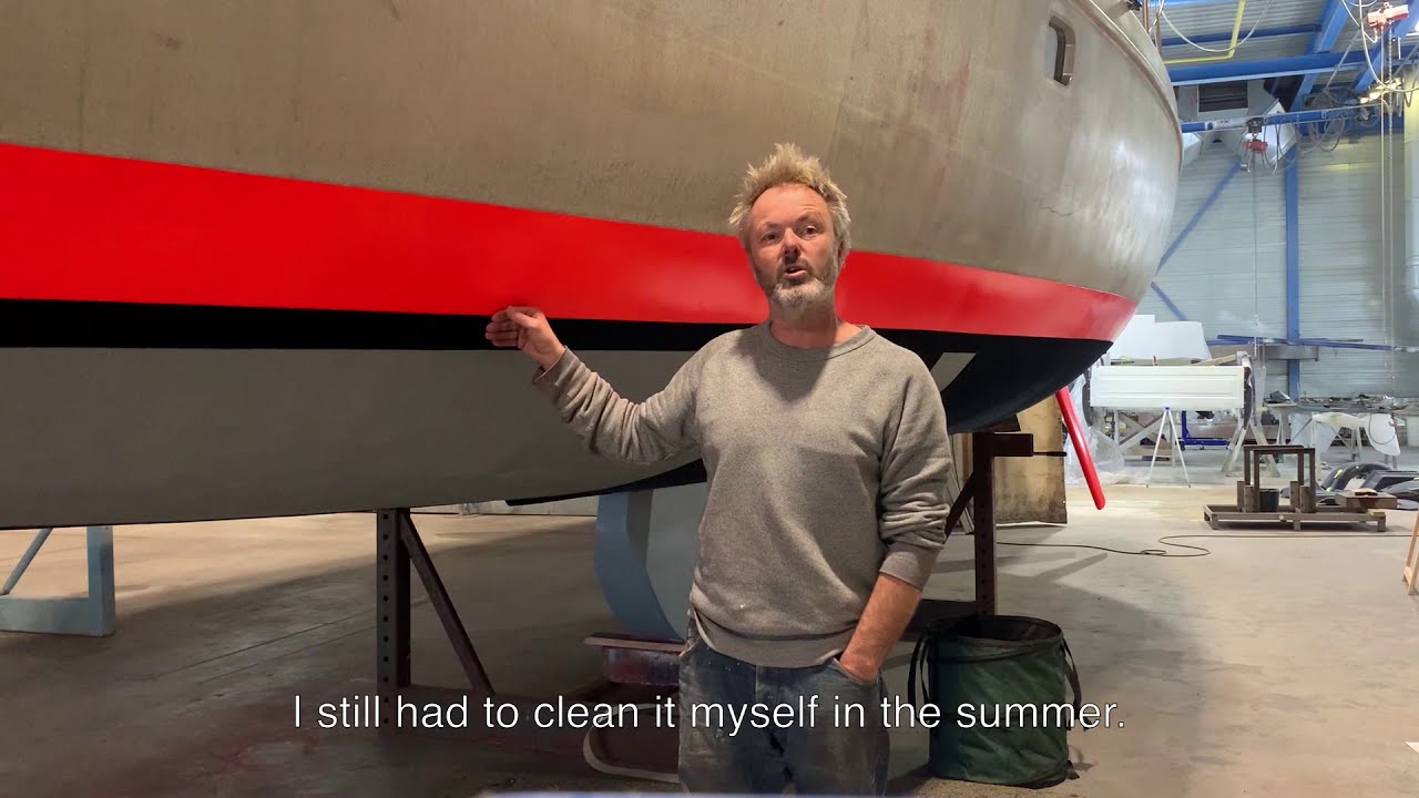 ⁣Koopmans 37 'Blikvis' tries out new Finsulate antifouling wrap