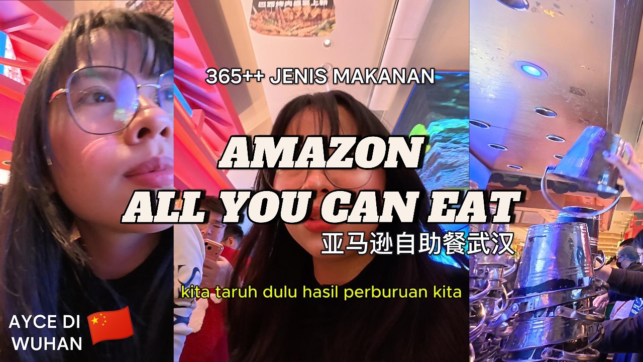 MAKAN SALMON, STRAWBERRY, KERANG, PIZZA DUREN SEPUASNYA?! WORTH IT GAK YA? 356++ JENIS MAKANAN ENAK