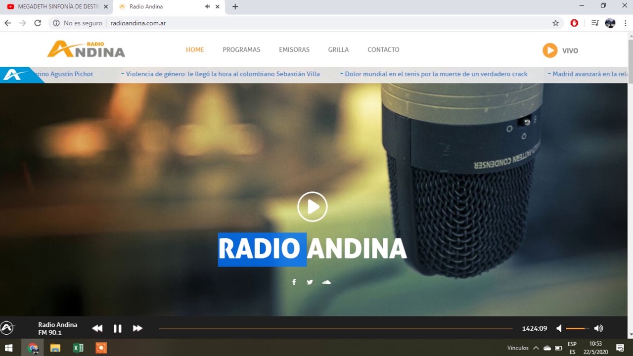 ENTREVISTA DE RADIO ANDINA DE MENDOZA YouTube