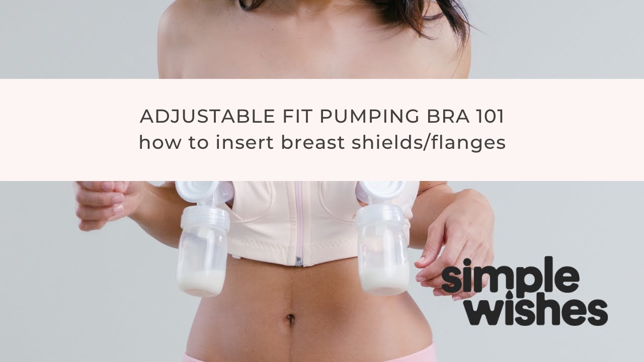 How To Insert Breast Shields in Your Simple Wishes Pumping Bra 