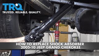 How to Replace Shock Absorber 2005 10 Jeep Grand Cherokee