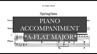 Springtime (Amy Beach) - Ab Major Piano Accompaniment