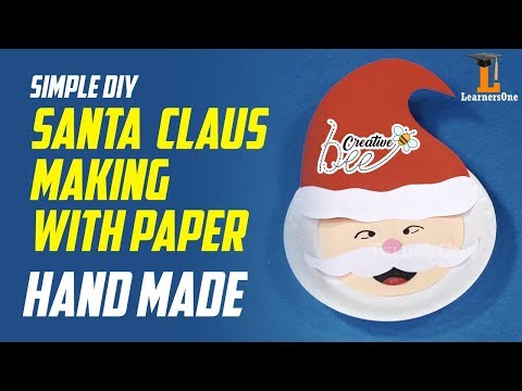 Easy DIY Decorative Ideas | Christmas Santa Claus Making with Paper | DIY Crafts | LearnersOne
