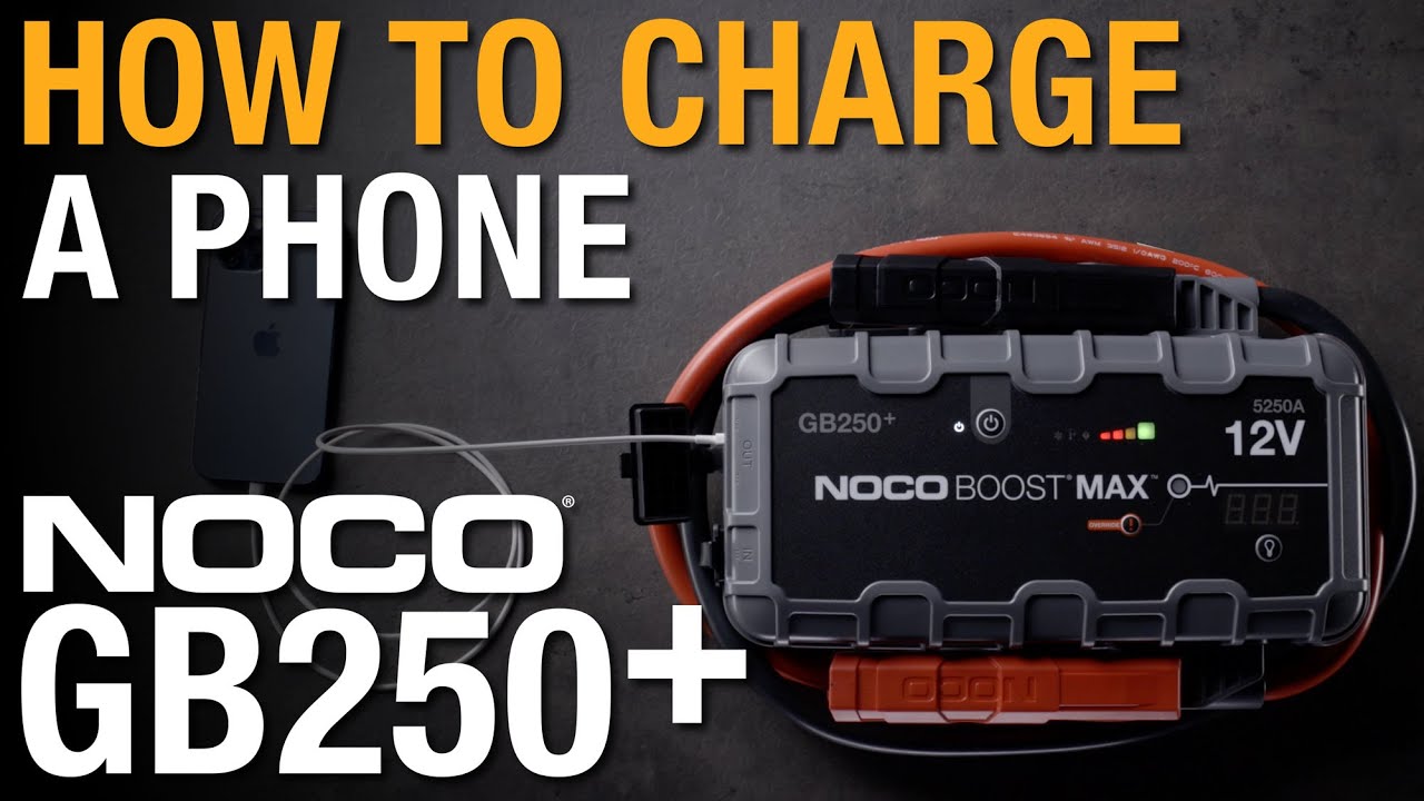 How to Charge a Phone with NOCO GB250+ YouTube