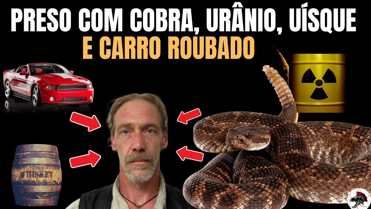 Preso com Cobra Cascavel, Urânio, Uísque e Carro roubado | Biólogo Henrique o Biólogo das Cobras