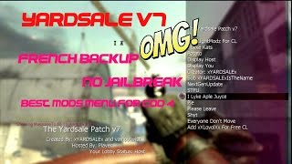 Yardsale V7//COD 4//French Backup Only//OMG Mods Menu