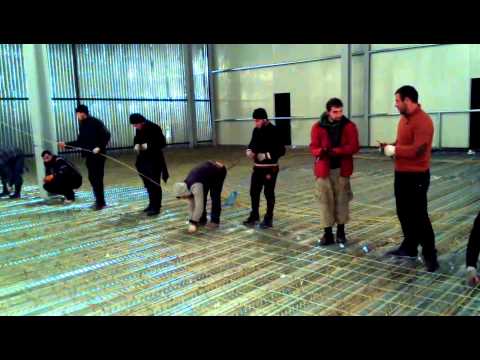 მინაპლასტიკური არმატურა  ბაზისი- ფილის არმირება - теклопластиковая арматура