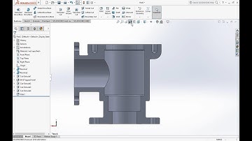 solidworks non return valve assembly (valve body)
