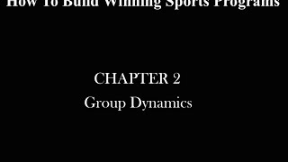 Chapter 2 Group Dynamics