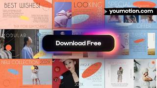 Free Creative Presentation Slides Slideshow Template Project For AE/PR/DR/FCPX