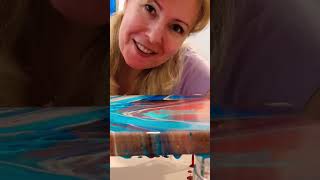 Flip Cup technique. Tutorials for the beginners. Fluid Art